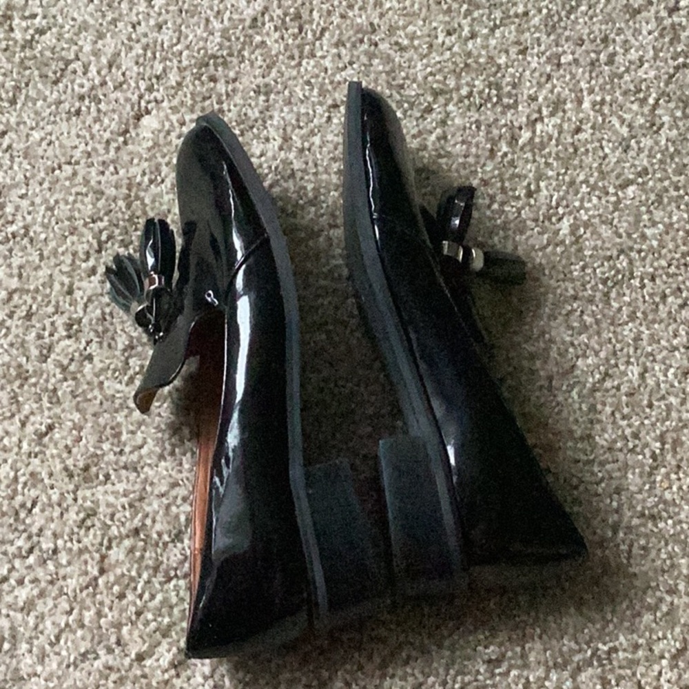 Jeffrey Campbell Black Patent Tassel Loafers - Women - Picture 3 of 10